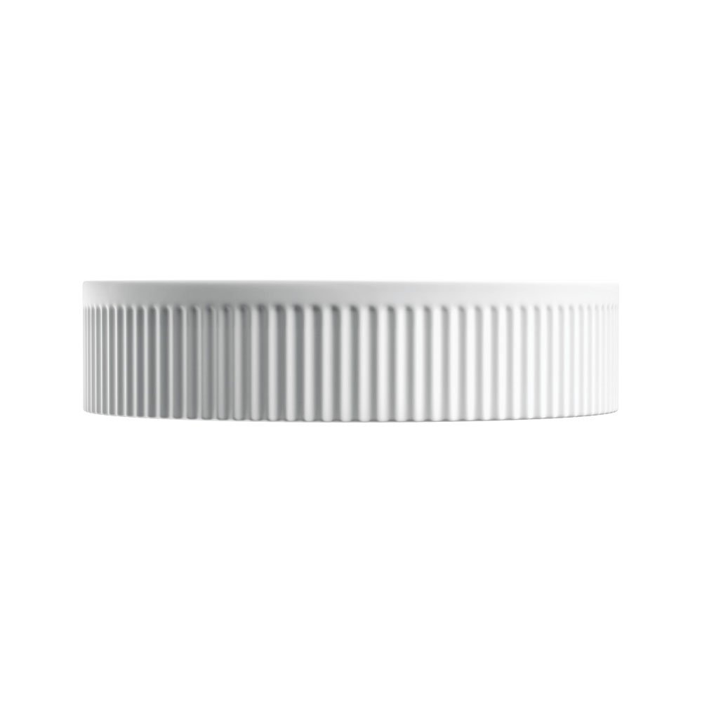 Fienza Eleanor Arch Above Counter Fluted Basin - White - Image 3