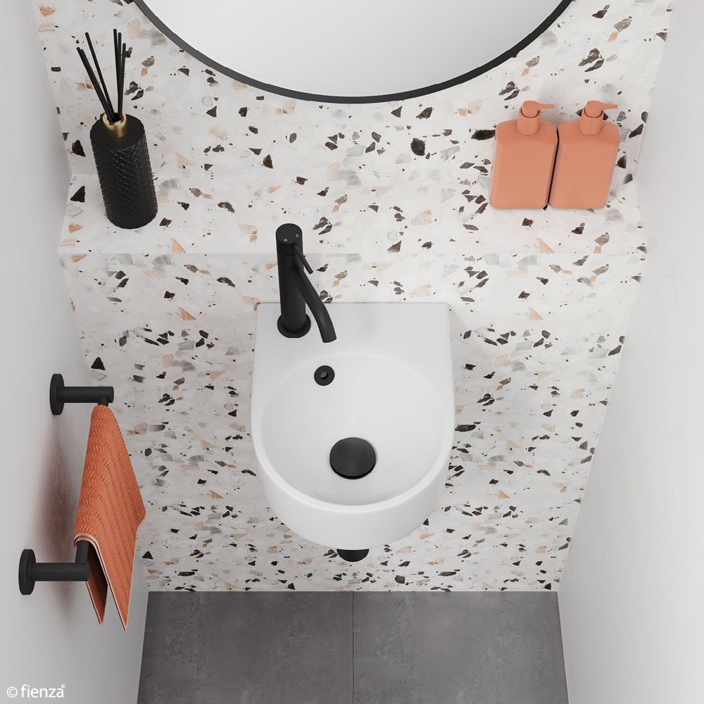 Fienza Junior Wall Hung Basin - White - Image 2