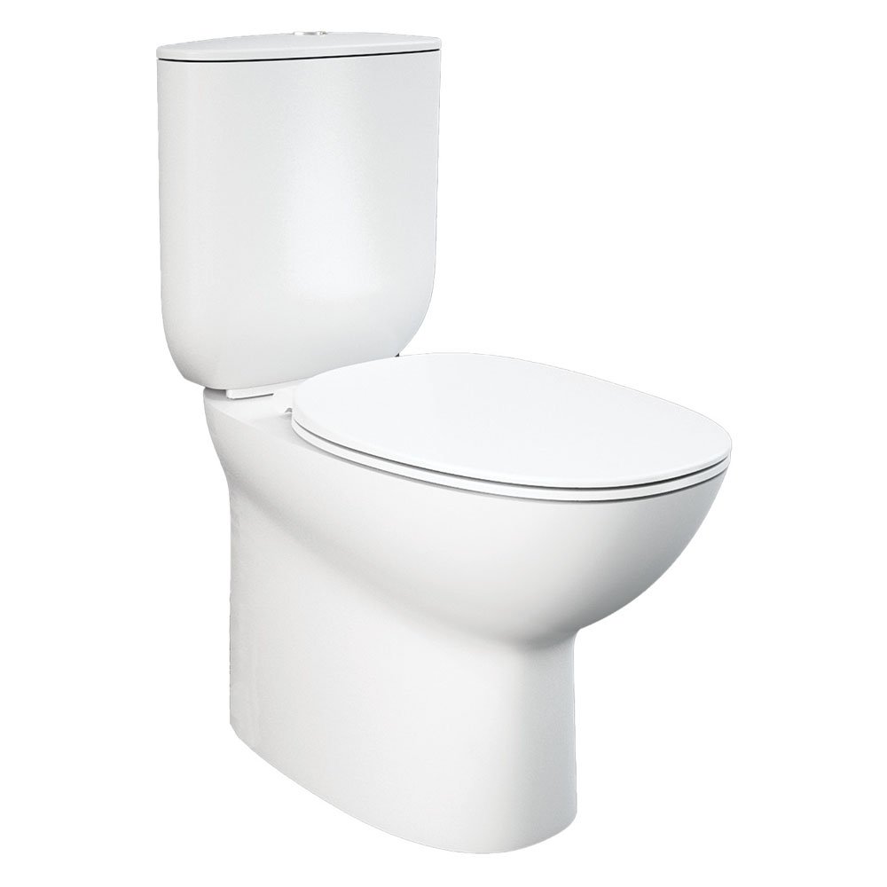 Fienza Rak Morning Back To Wall Toilet Suite - White