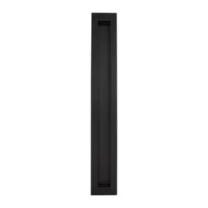 Rectangular Flush Pull 350mm in Matte Black – 730FP350MB