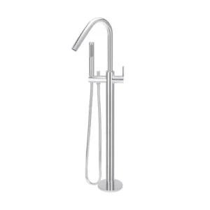 Round Bath Mixer with Hand Shower – Polished Chrome