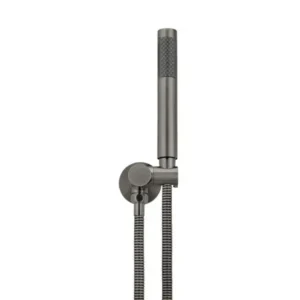 Round Shower on Bracket – PVD Shadow
