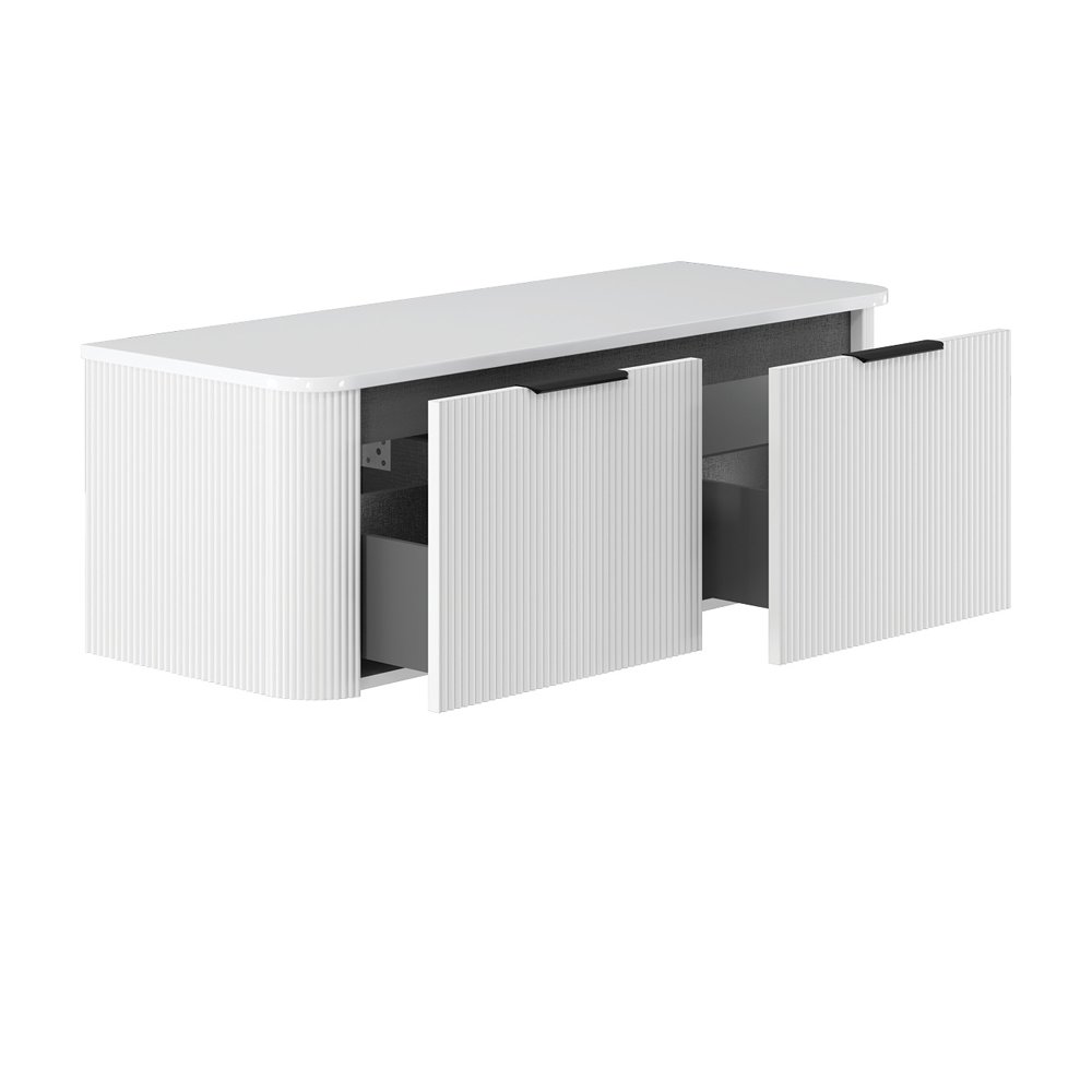 Minka Curved Wall Hung Cabinet, 1200mm - Image 6
