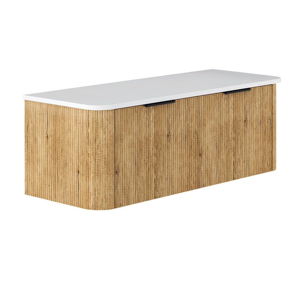Minka Curved Wall Hung Cabinet, 1200mm - Image 3
