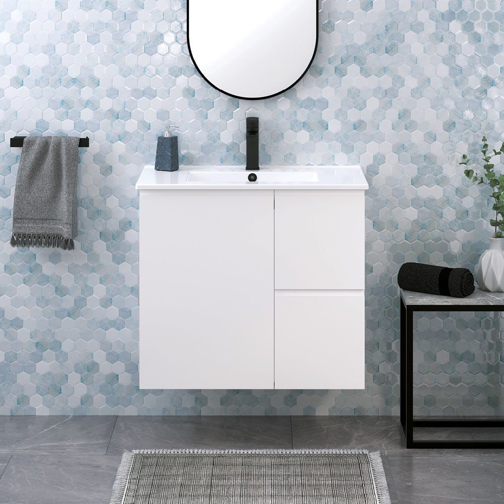 Siska Ensuite Depth Wall Hung Cabinet, 750mm - Image 3