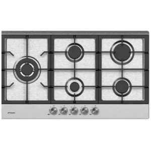 Stainless Steel Gas Cooktop With Side Wok – 860mm