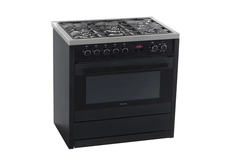Technika 90cm Dual Fuel Cooker TEG95TBK - Image 2