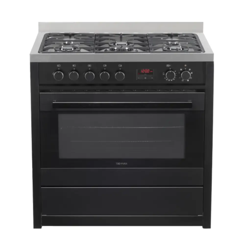Technika 90cm Dual Fuel Cooker TEG95TBK