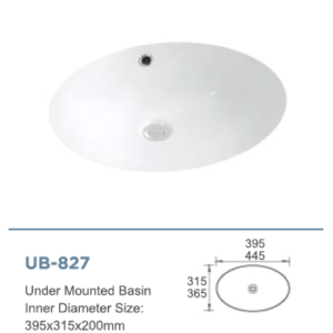 Under Mounted Basin Inner Size:445x365x200MM