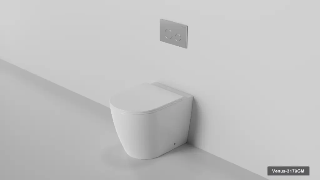 Zumi Venus Wall Faced Floor Pan - White - Image 4