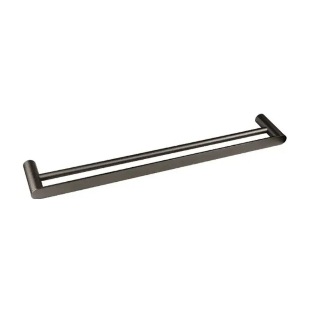 Vetto Double Towel Rail 750mm Gun Metal - IS1714GM