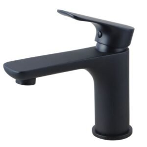 Sano Matte Black Basin Mixer