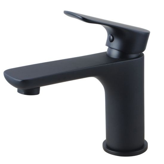 Sano Matte Black Basin Mixer