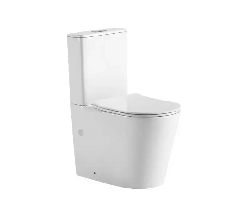 Zero Extra High Rimless WhirlPool Flushing Back to Wall Toilet Suite