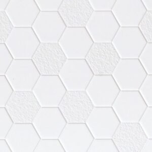 Plain White Hexagon