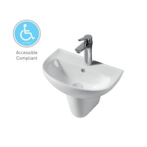 VOLA wall hung basin without shroud-WB5446W
