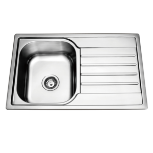Top Mount Prague Single Bowl Pressed Kitchen Sink