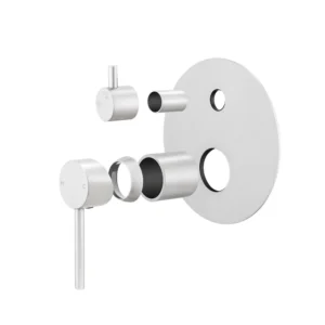 PINO Series Brushed Nickel Diverter Mixer BU0125-2.ST Trim Kit (match CLPD)