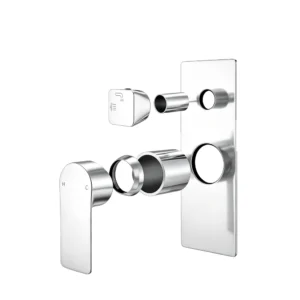 OVA Series Chrome Wall Mixer with Diverter Trim Kit(match CLPD)