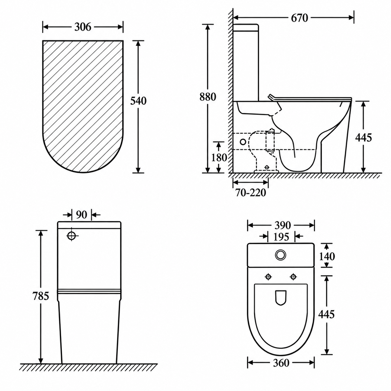 Austin Toilet Suite NT-1053 - Image 3