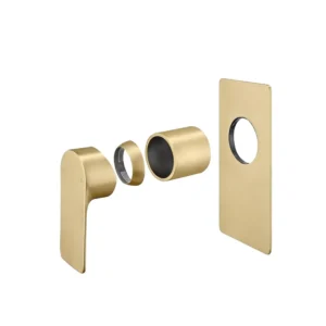 Ova Series Light Gold Shower mixer-LBG0167-2.ST-NB