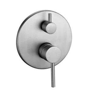 PINO Round Brushed Nickel Shower/Bath Mixer Diverter(color up)