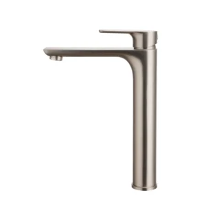 Ova Series Brushed Nickel Tall Basin Mixer