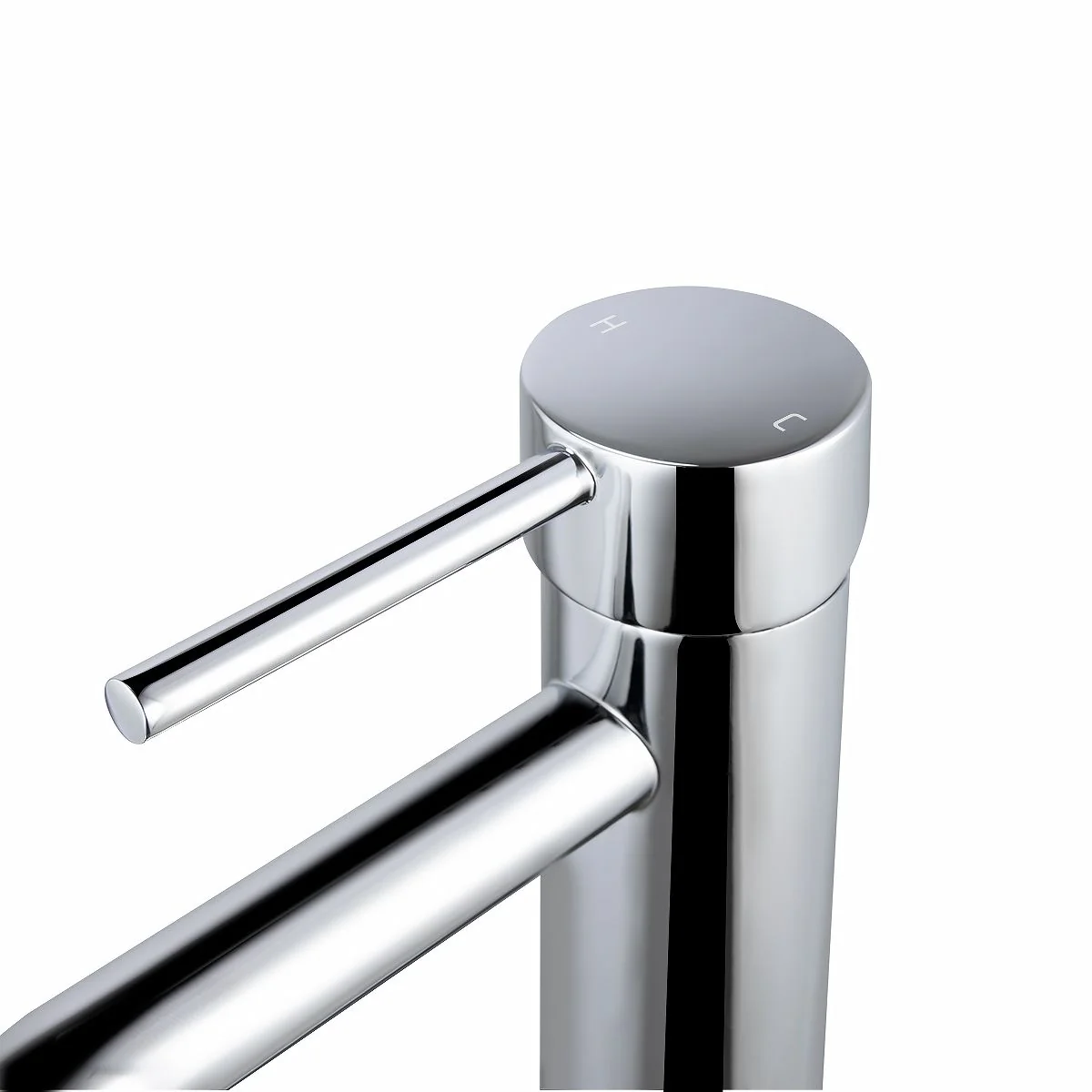 PINO Series Round Chrome Basin Mixer - Image 2