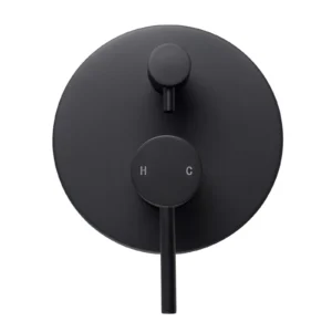 PINO Round Matte Black Shower/Bath Mixer Diverter(color up)