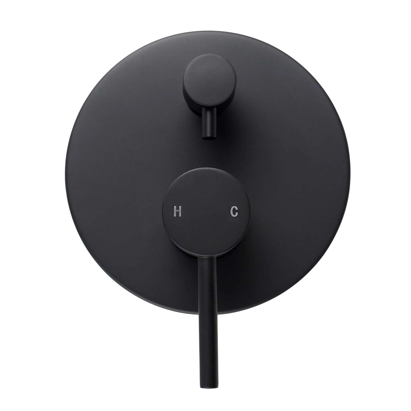 PINO Round Matte Black Shower/Bath Mixer Diverter(color up)