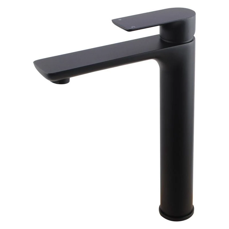 Ova Black Tall Basin Mixer