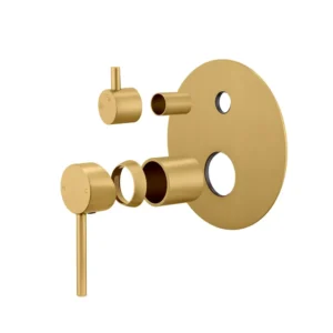 PINO Series Brushed Brass Diverter Mixer Trim Kit (match CLPD)