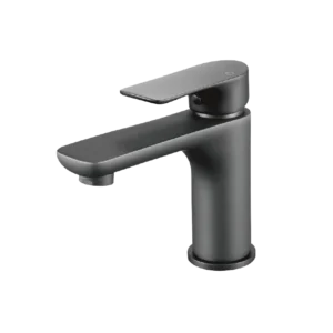 OVA Series Gun Metal Basin Mixer Tap
