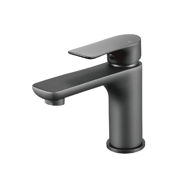 OVA Series Gun Metal Basin Mixer Tap
