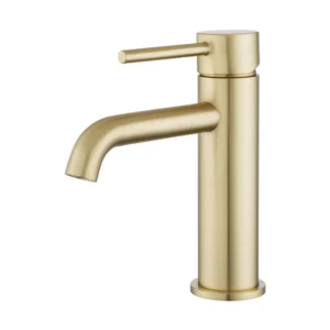 PINO – Light Brushed Brass Basin Mixer