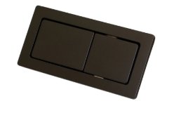 Square Flush Buttons for Back To Wall Toilet-Matt Black