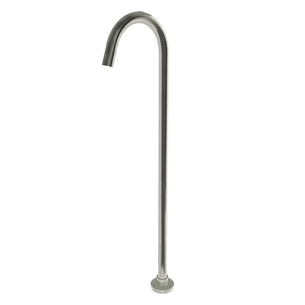 Norico Pentro Round Brushed Nickel Stainless Steel Freestanding Bath Spout