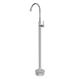 Norico Pentro Round Brushed Nickel Solid Brass Freestanding Mixer
