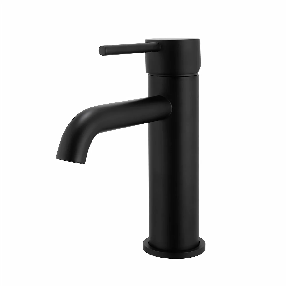 PINO Series Round Matte Black Basin Mixer