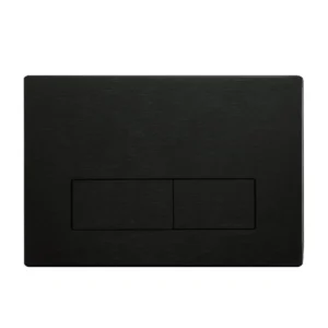 Square Matte Black Stainless Steel Button