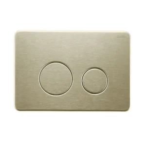 Round Brushed Gold Stainless Steel Button