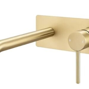 PINO Series Light Brushed Brass Spout Mixer