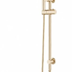 Light Gold Round Brass Shower Station