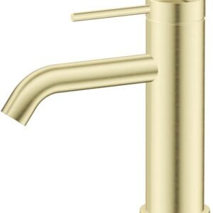 Mica Short Basin Mixer Brushed Gold