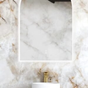 LED Archie 900(H)x600(W) Frameless Tuffi Mirror